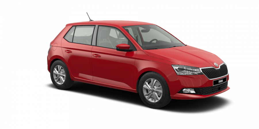 Škoda Fabia, 1,0 TSI 81 kW 6-stup. mech., barva červená