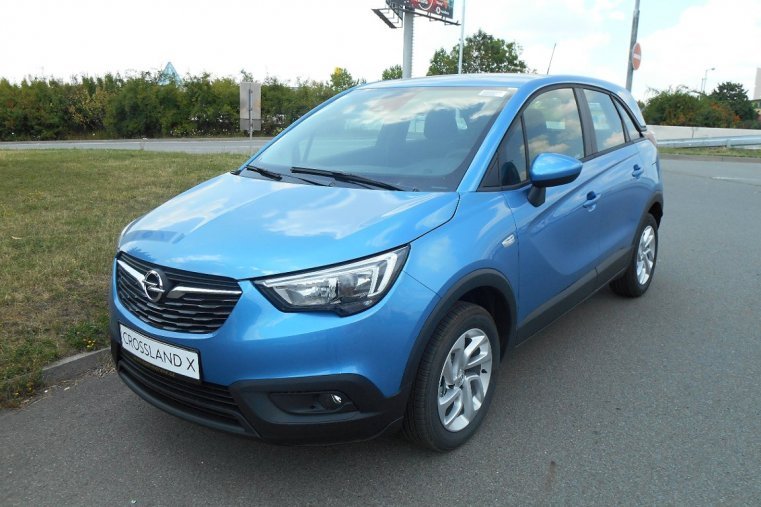 Opel Crossland X, 1.2 TURBO SMILE MT6 17´´ALU, barva modrá