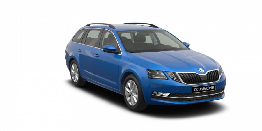 Škoda Octavia, 1,5 TSI 110 kW 6-stup. mech., barva modrá