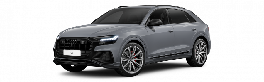 Audi Q8, Q8 50 TDI quattro, barva šedá