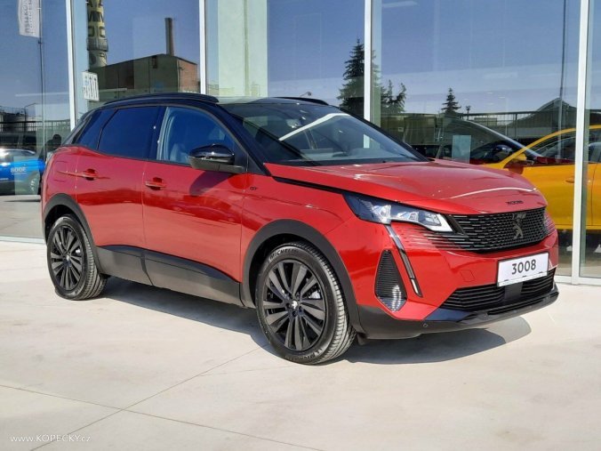 Peugeot 3008, GT PACK 1.5 BlueHDi 130 S&S EA, barva červená