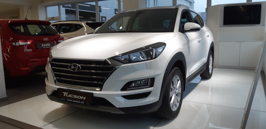 Hyundai Tucson, 1,6 T-GDi 130 kW (95 NAT) 6 st. man, barva bílá