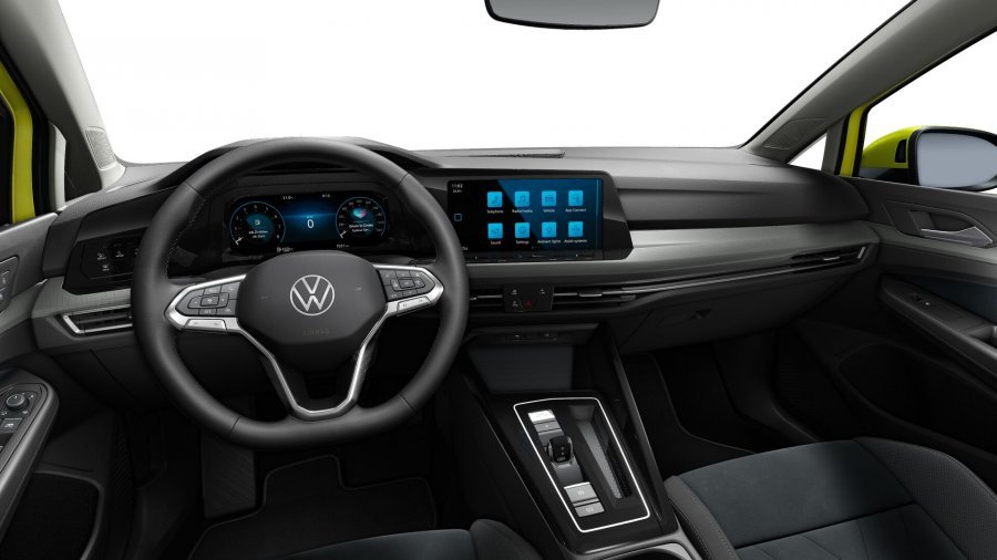 Volkswagen Golf, Golf Style 1,5 eTSI 7DSG mHEV, barva žlutá