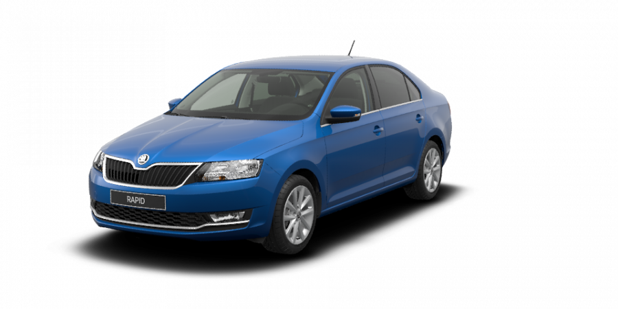 Škoda Rapid, 1,0 TSI 81 kW 6-stup. mech., barva modrá