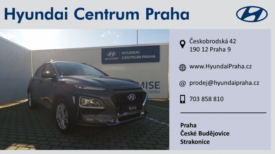 Hyundai Kona, 1,6 T-GDI 130 kW (95 NAT) 7 st. DCT 4×4, barva šedá