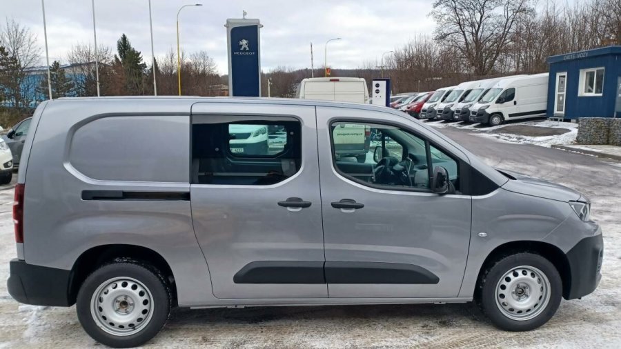 Peugeot Partner, Peugeot Partner Polocombi L2 1000 1.5 BlueHDi, barva šedá