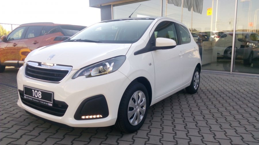 Peugeot 108, ACTIVE 1.2 72 MAN 5, barva bílá