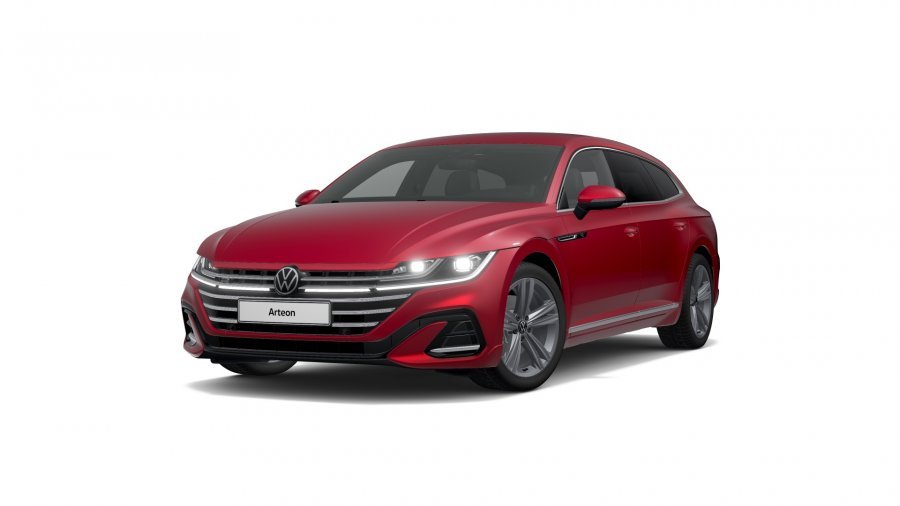 Volkswagen Arteon Shooting Brake, Arteon SB R-Line 2,0 TDI 7DSG 4MOT, barva červená