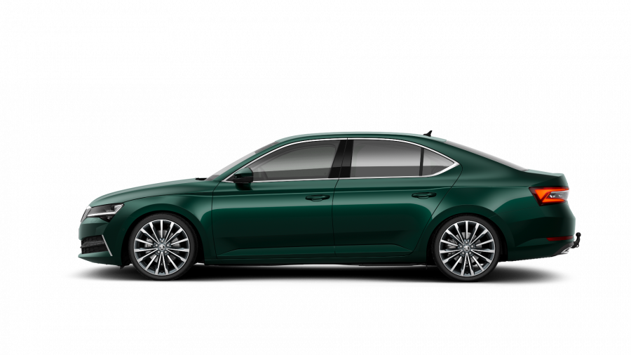 Škoda Superb, 2,0 TDI 147 kW 7-stup. automat. 4x4, barva zelená