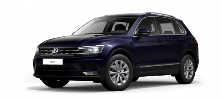 Volkswagen Tiguan, Maraton Edition 1,5 TSI ACT 7DSG, barva modrá