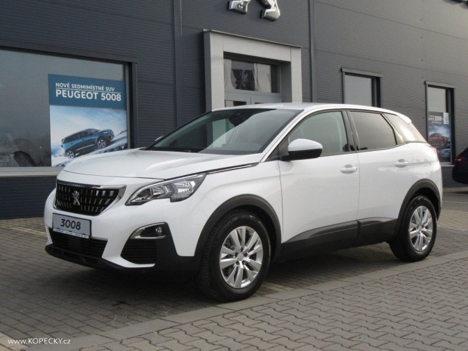 Peugeot 3008, Active 1.2 PureTech 130 S&S MA, barva bílá