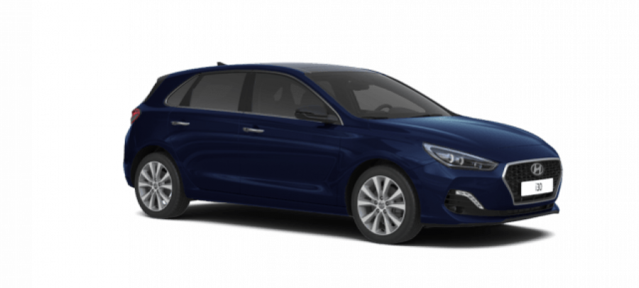 Hyundai i30, 1,4i 73 kW (95 NAT) 6 st. man, barva modrá