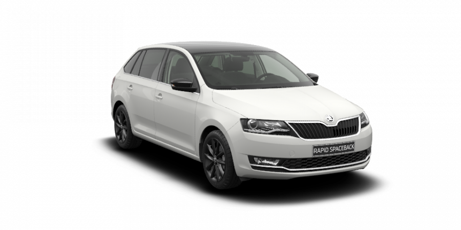 Škoda Rapid, 1,0 TSI 81 kW 6-stup. mech., barva bílá