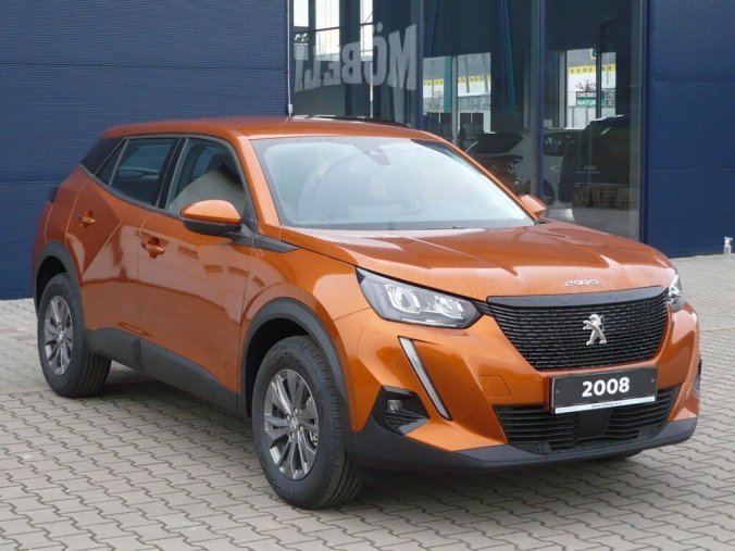 Peugeot 2008, ACTIVE PACK 1,2PureTech 130k+KAMERA+VÝHŘEV+MLHOVKY 7/2021, barva oranžová