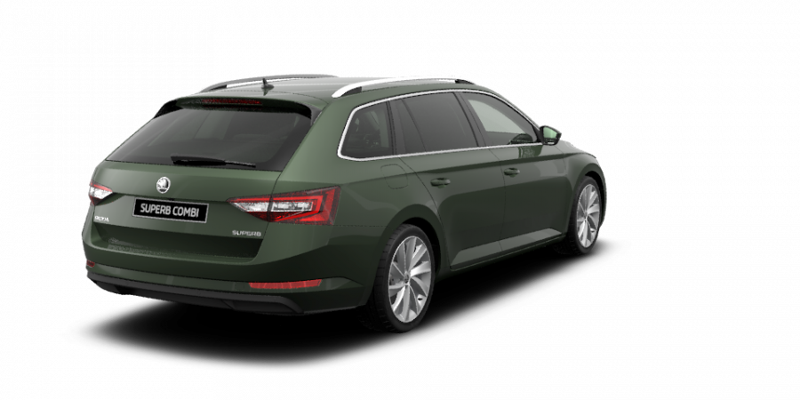 Škoda Superb, 2,0 TDI 140 kW 7-stup. automat., barva zelená