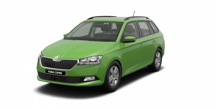 Škoda Fabia, 1,0 MPI 55 kW 5-stup. mech., barva zelená