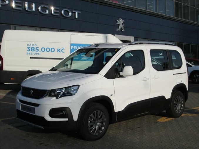 Peugeot Rifter, 1.5 BlueHDi 130k Allure MAN6, barva bílá