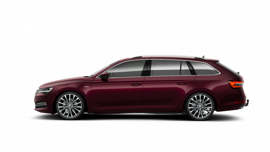 Škoda Superb, 2,0 TDI 147 kW 7-stup. automat. 4x4, barva vínová