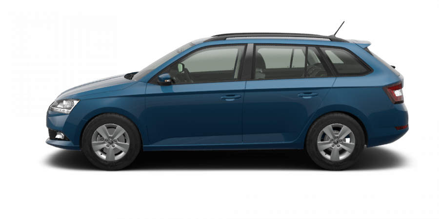 Škoda Fabia, 1,0 TSI 70 kW 5-stup. mech., barva modrá