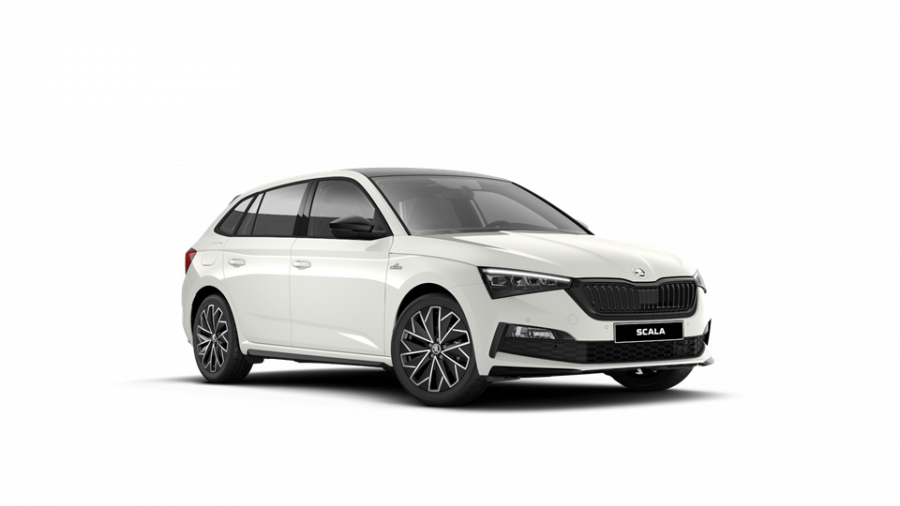 Škoda Scala, 1,0 TSI 70 kW 5-stup. mech., barva bílá