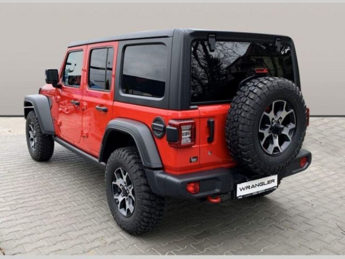 Jeep Wrangler, 2.2 CRD Rubicon 8ATX, barva červená