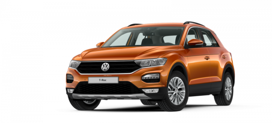 Volkswagen T-Roc, Design 1,5 TSI EVO ACT OPF 7DSG, barva oranžová