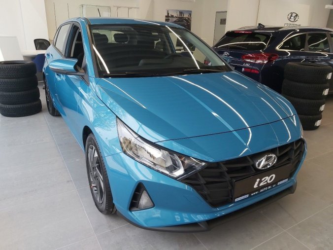 Hyundai i20, hatchback, Nová Comfort 1,2i 62 kW, barva modrá