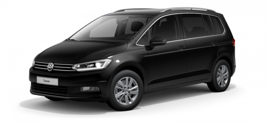 Volkswagen Touran, HL 2,0 TDI 7DSG, barva černá