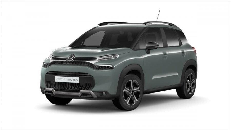 Citroën C3 Aircross, Citroën SUV C3 Aircross 1.2 PureTech 110 MAN6 FEEL PA, barva zelená