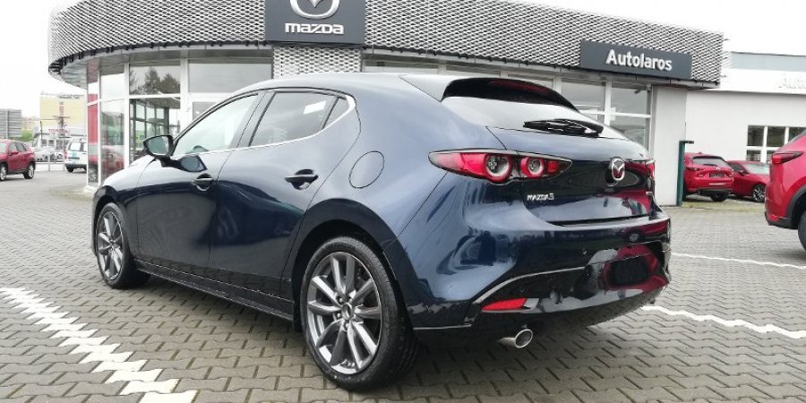 Mazda 3, G122, barva modrá