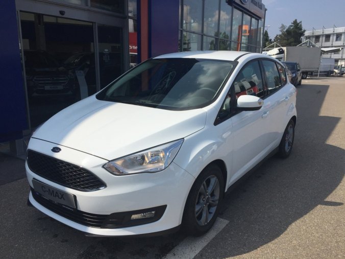 Ford C-MAX, Trend Plus, Compact, 1.0 EcoBoost 92 kW/125 k, 6st. manuální, barva bílá