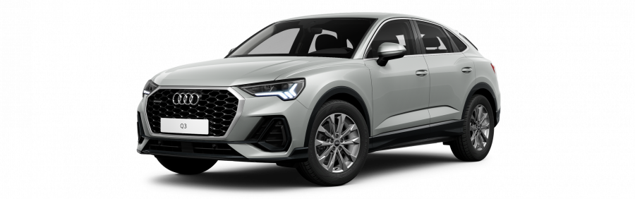 Audi Q3 Sportback, Q3 SB 35 TDI 110 kW quattro, barva stříbrná