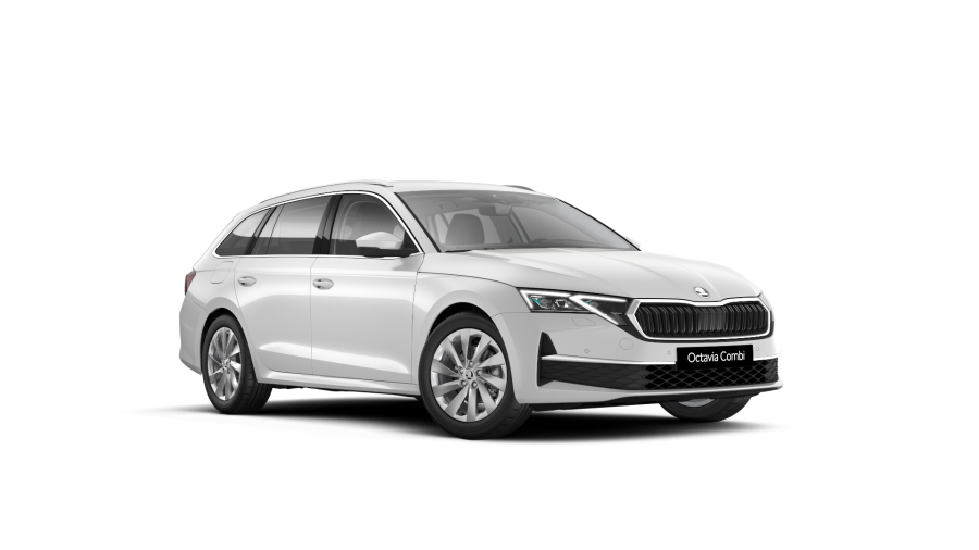 Škoda Octavia, 1,5 TSI m-HEV 110 kW 7-stup. automat., barva bílá