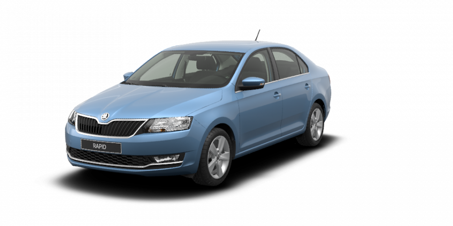 Škoda Rapid, 1,0 TSI 81 kW 6-stup. mech., barva modrá