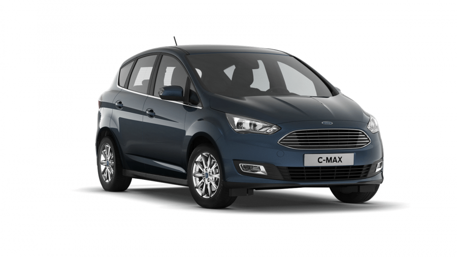 Ford C-MAX, Titanium, Compact, 1.5 EcoBoost 110 kW/150 k, 6st. manuální, barva modrá