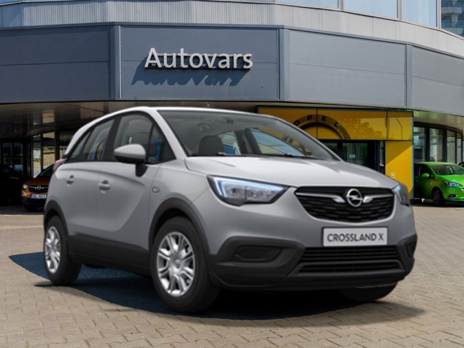 Opel Crossland X, 1,2 81kW/110k MT6 SMILE, barva šedá