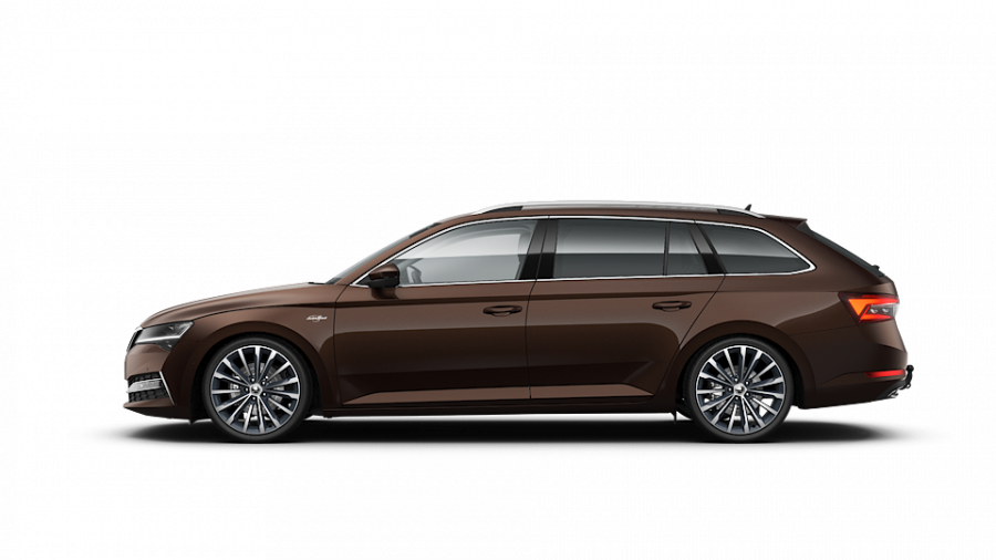 Škoda Superb, 2,0 TDI 147 kW 7-stup. automat. 4x4, barva hnědá