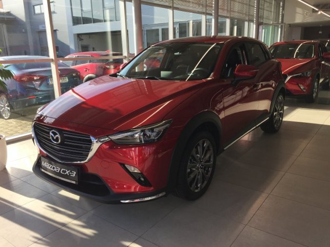 Mazda CX-3, 2,0 Skyactiv-G120, barva červená