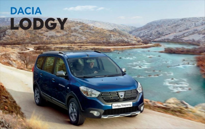 Dacia Lodgy, Blue dCi 115 Stepway, barva modrá