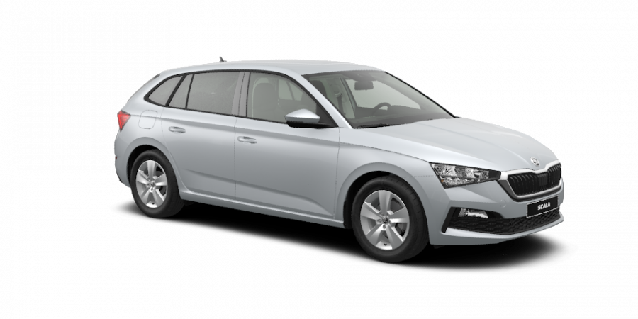 Škoda Scala, 1,0 TSI 85 kW 6-stup. mech., barva stříbrná