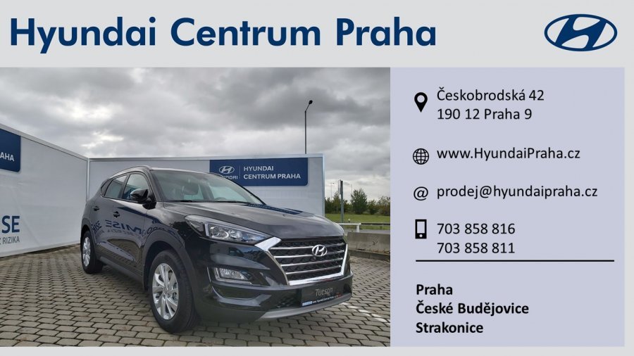 Hyundai Tucson, 1,6 T-GDi 130 kW (95 NAT) 6 st. man, barva černá