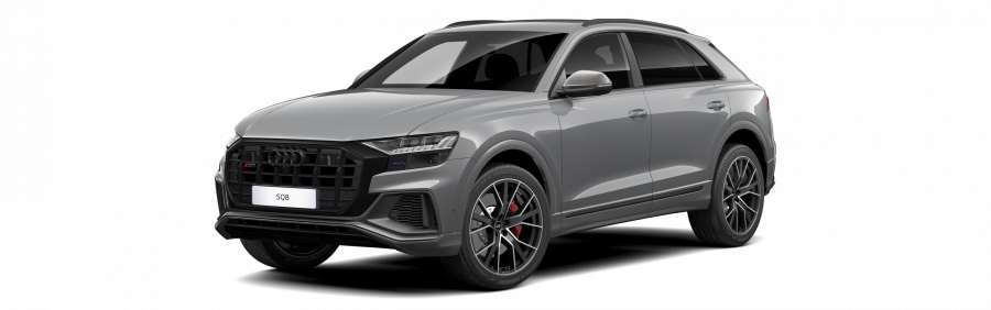 Audi Q8, SQ8 TFSI 373 kW quattro, barva šedá