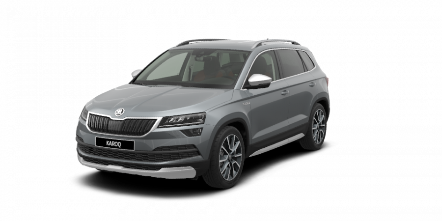 Škoda Karoq, 2,0 TDI 110 kW 6-stup. mech. 4x4, barva šedá