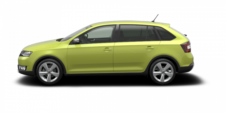 Škoda Rapid, 1,0 TSI 81 kW 6-stup. mech., barva zelená