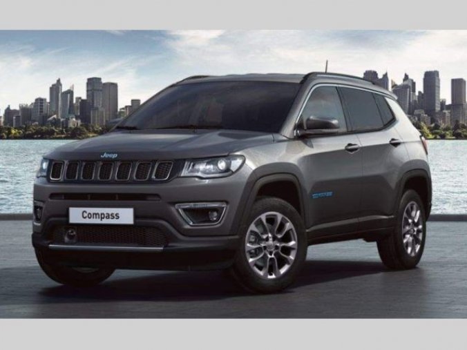 Jeep Compass, Limited 1.3 Turbo GSE 150k FWD, barva šedá