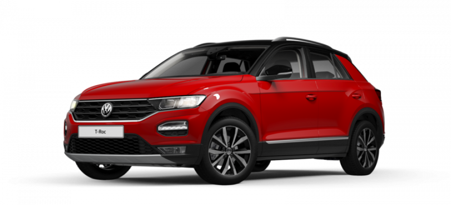 Volkswagen T-Roc, Style 1,5 TSI ACT 7DSG, barva červená