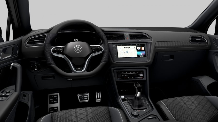 Volkswagen Tiguan Allspace, Allspace R-Line 2,0 TDI 147 kW 4M 7DSG, barva černá