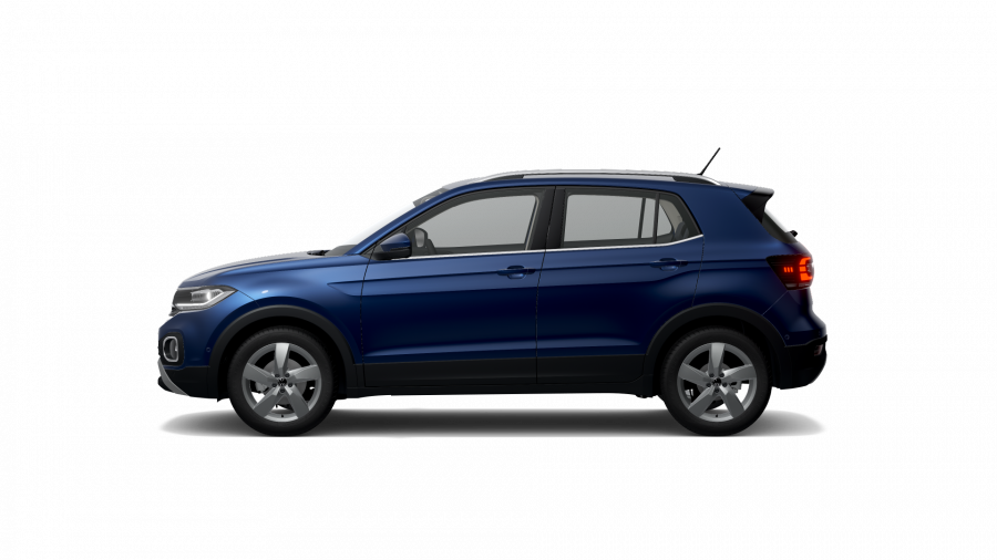 Volkswagen T-Cross, T-Cross Style 1,0 TSI 81 kW 6G, barva modrá