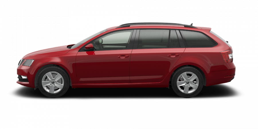 Škoda Octavia, 1,0 TSI 85 kW 6-stup. mech., barva červená