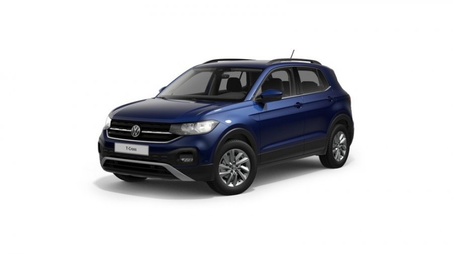 Volkswagen T-Cross, Life 1,0 TSI 85 kW 7DSG, barva modrá